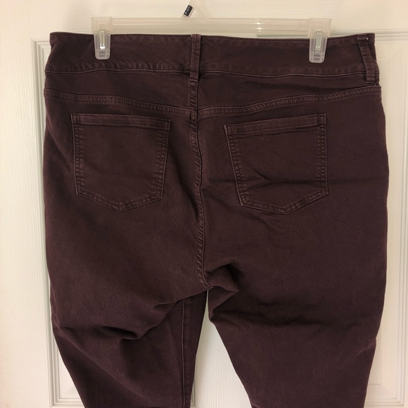 Awesome Torrid burgundy jeggings for sweater weather, sz 20 - Picture 3 of 7